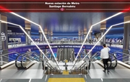 Átalakítják a Santiago Bernabéu metróállomást